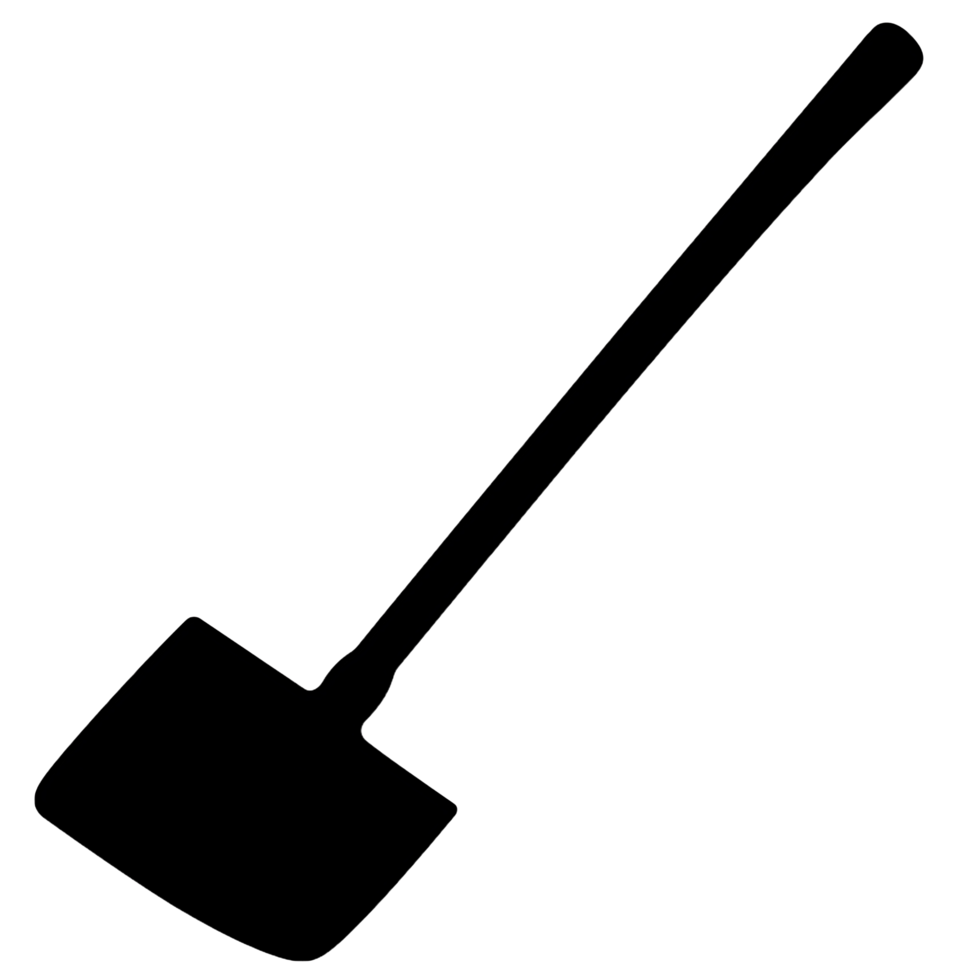 Shovel Icon. Ideal Gardening and Landscaping Tool for DIY Gardening and Farming Equipment Needs png