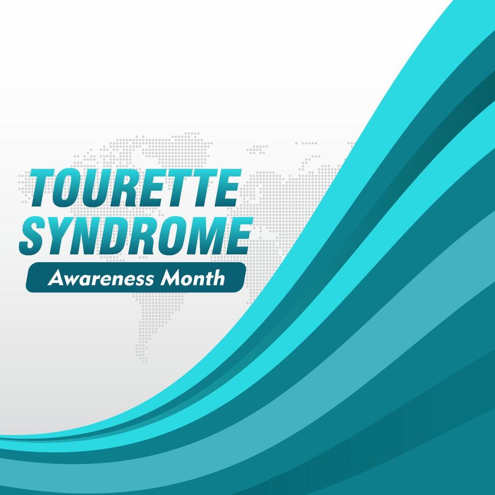 Tourette's Awareness Month is observed annually from May vector