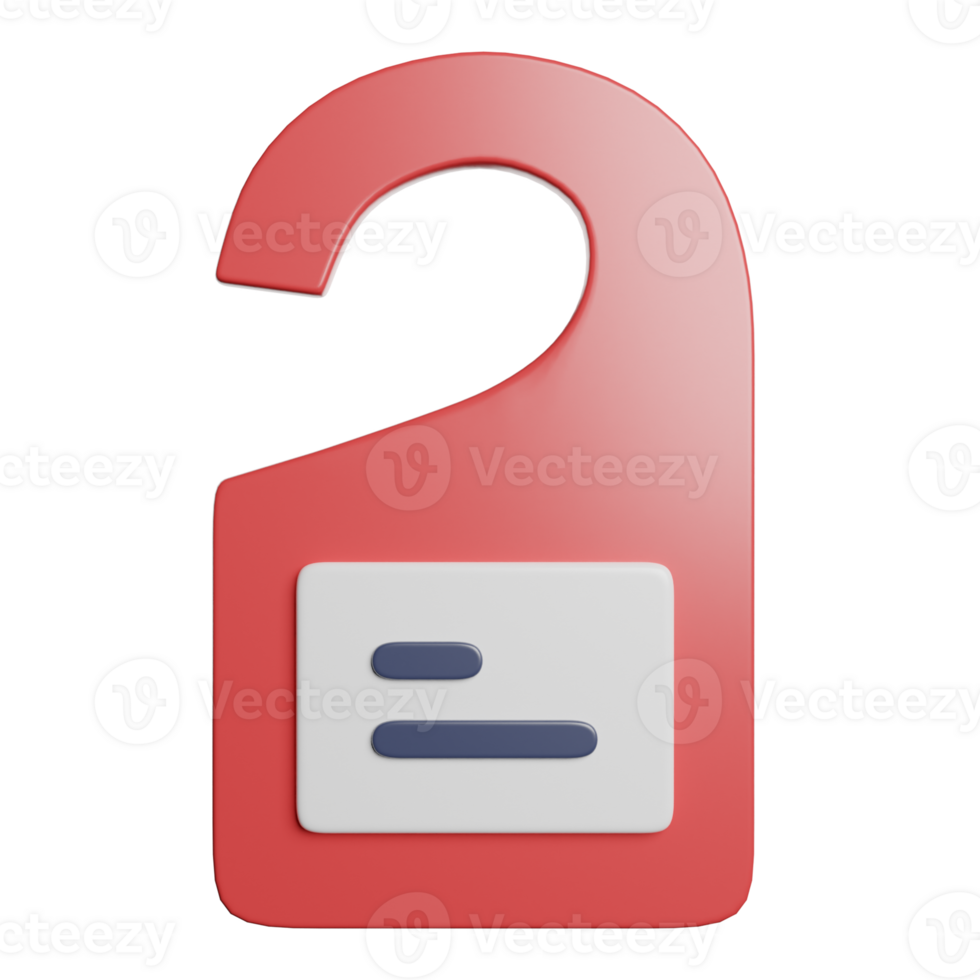 Door Hanger Label png