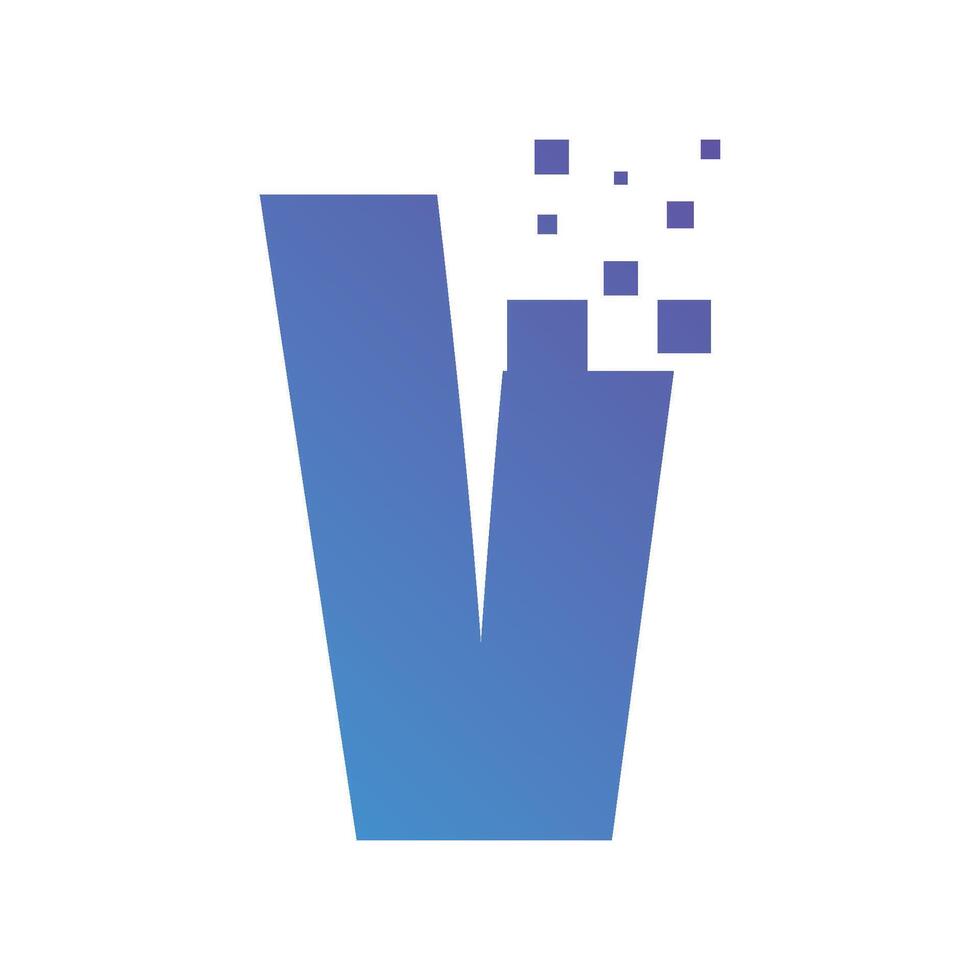 letter alphabet pixel style icon design vector