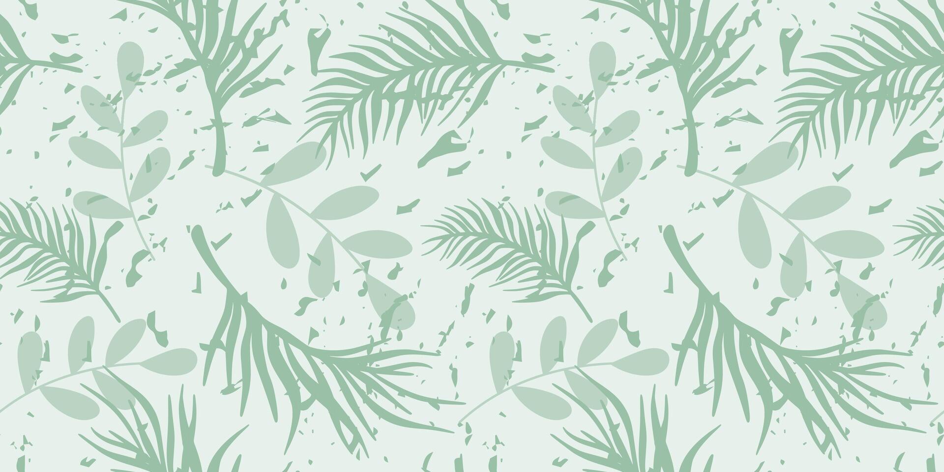 Rainforest summer seamless pattern graphics vector