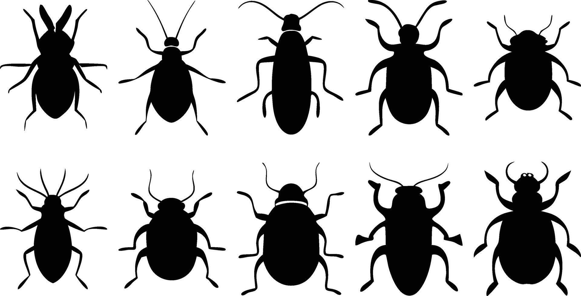 Crawling Creatures Icons vector