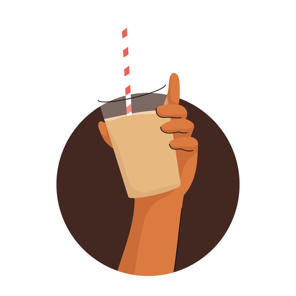 Hand With A Cup of Coffee vector