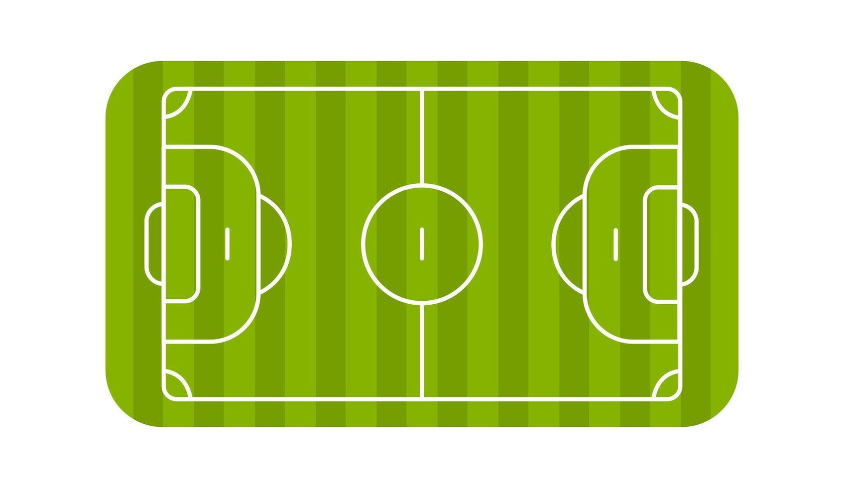 Soccer field scheme representing a playground for playing football vector