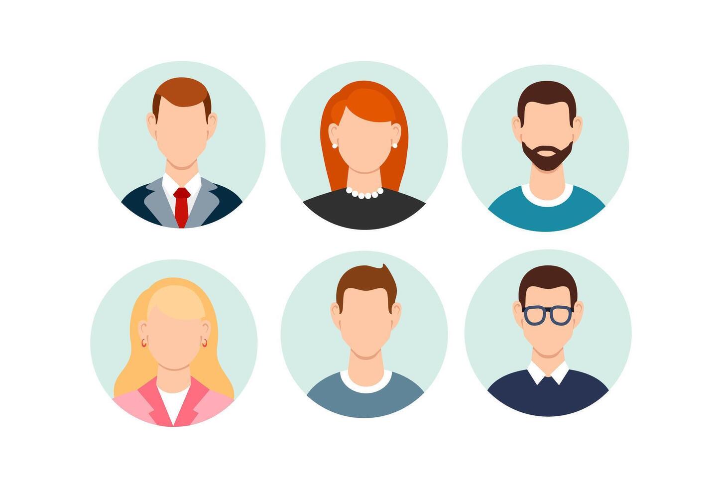 Diverse group of professionals and employees representing a company or organization vector
