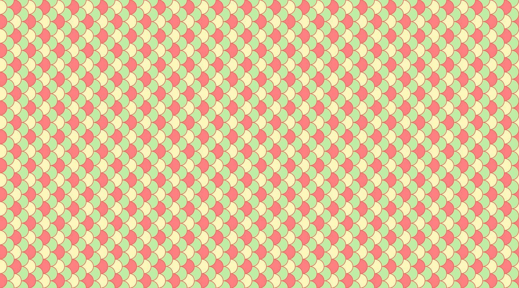 Charming pastel pink and green geometric pattern. Perfect for backgrounds, textiles, or branding. vector