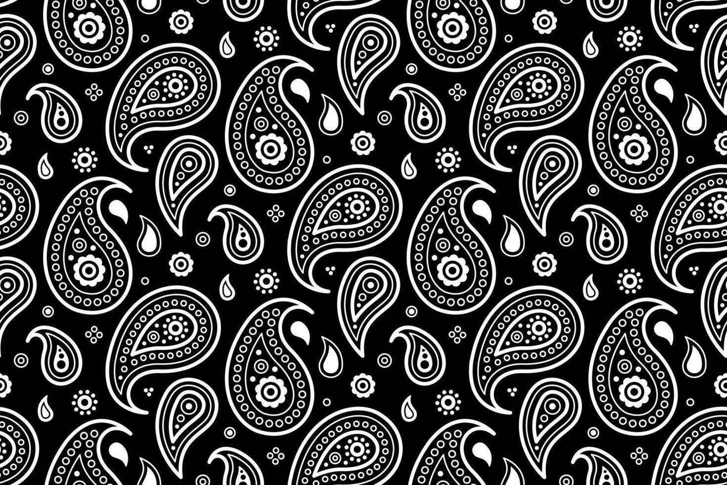 Paisley colors to pattern herbal. Tribal sketch to poster tile. Flowery classic as symmetry silk. vector