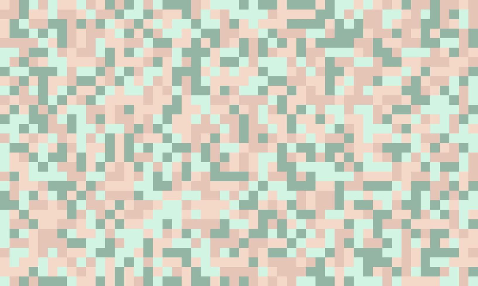 Abstract pixelated pattern in soft pastel colors. Ideal for backgrounds, website design, or textile prints. This calming, textured image evokes feelings of serenity and digital artistry. vector