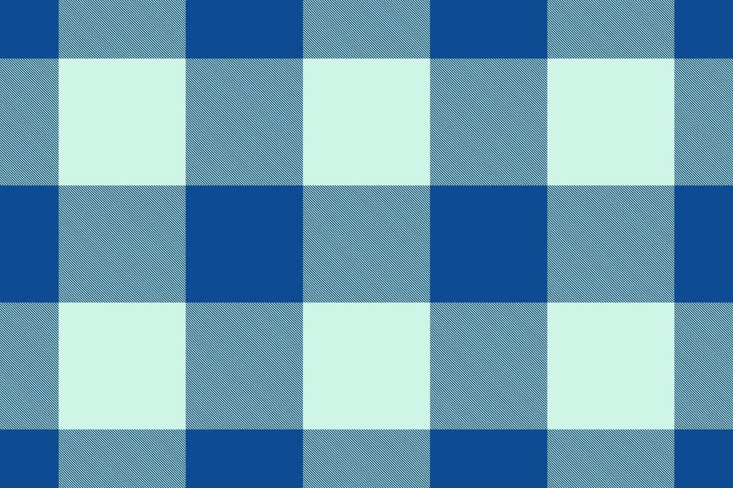 Stylish blue and mint green gingham check pattern. Perfect for backgrounds, textiles, or website design. vector