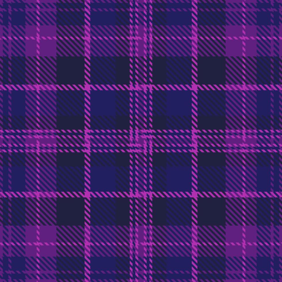 Sky tartan fabric texture, straight pattern plaid background. Easter textile check seamless in blue and violet colors. vector