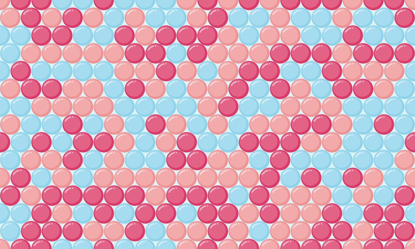 Abstract pastel pink and blue circle pattern. Perfect for backgrounds, website design, or textile prints. A playful, modern design conveying a sense of calm and gentle energy. vector