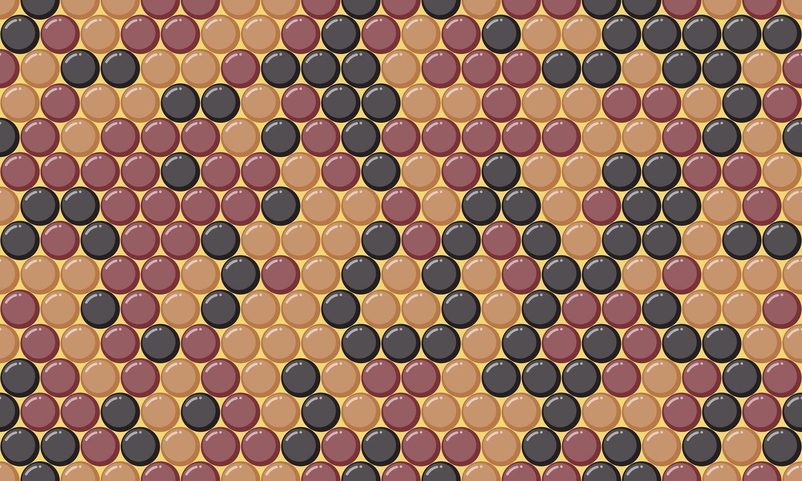A pattern of dots with different colors and sizes vector