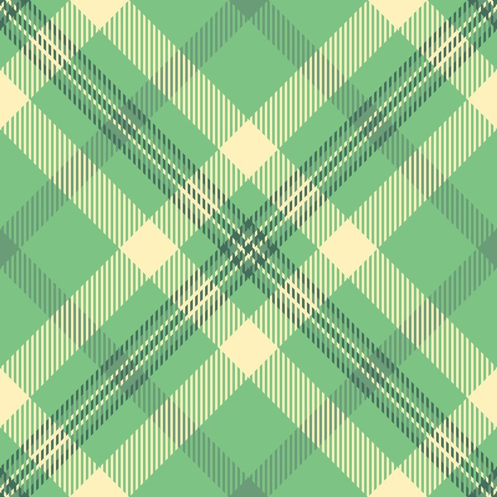 Xmas tartan fabric seamless, marketing background plaid. Gift card textile pattern texture check in green and light colors. vector