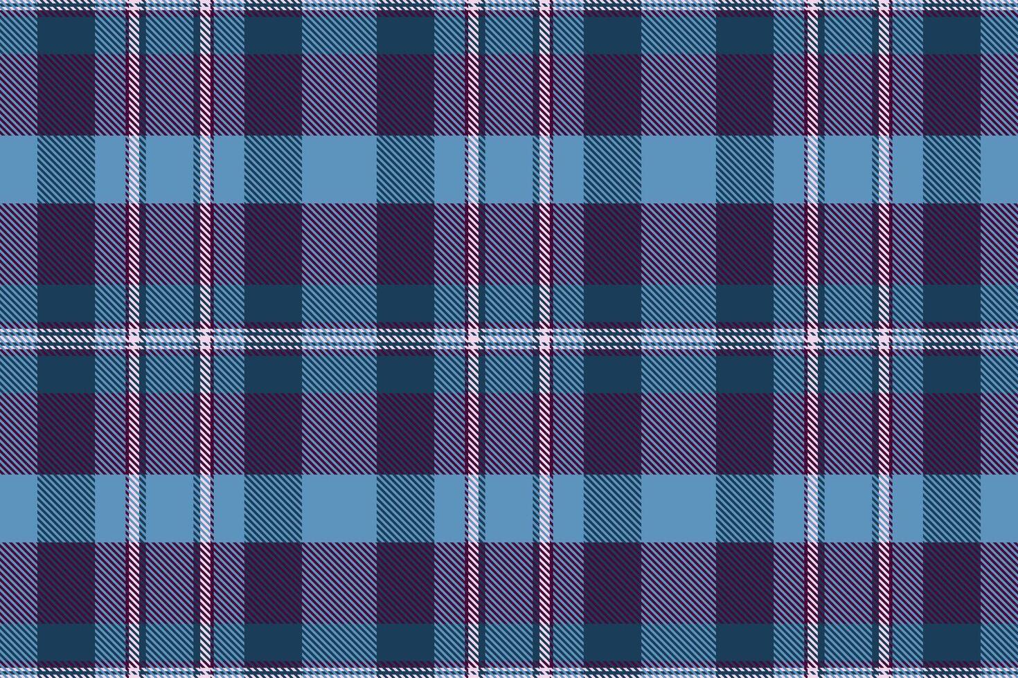 Hanukkah fabric pattern , repeating texture seamless textile. Tissue plaid tartan background check in cyan and dark colors. vector