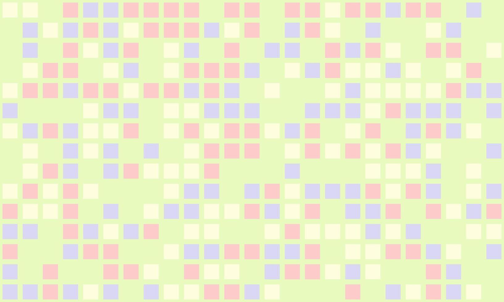 Abstract pastel square pattern. Perfect for backgrounds, textiles, or playful designs. Soft colors create a calming, modern aesthetic. This versatile image evokes feelings of serenity and joy. vector
