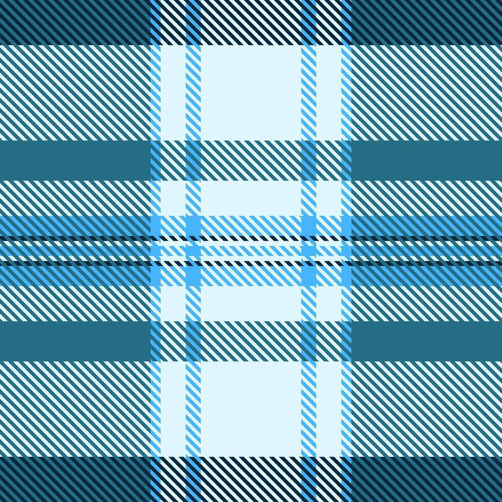 Serene blue and white plaid pattern, ideal for textile designs, fashion, and website backgrounds. The repeating geometric texture evokes a sense of calm and order. vector