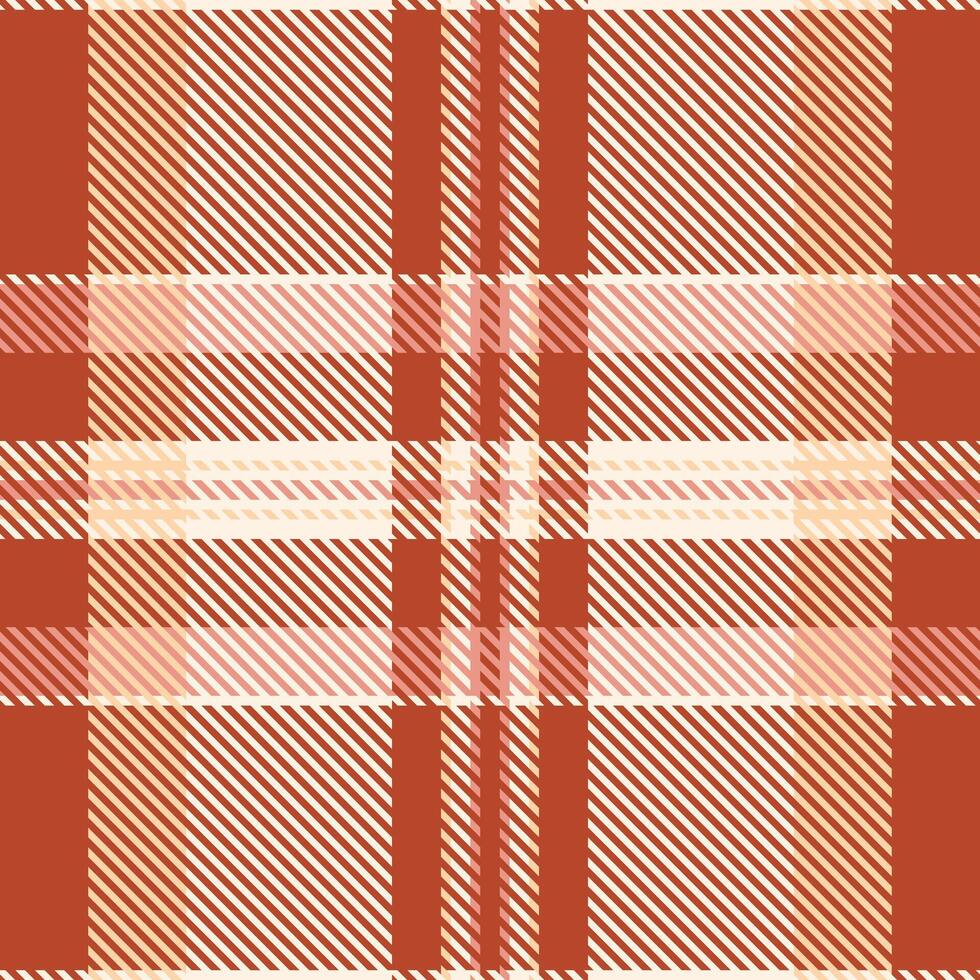 Herringbone pattern background texture, amazing textile tartan . Vivid check fabric plaid seamless in red and old lace colors. vector