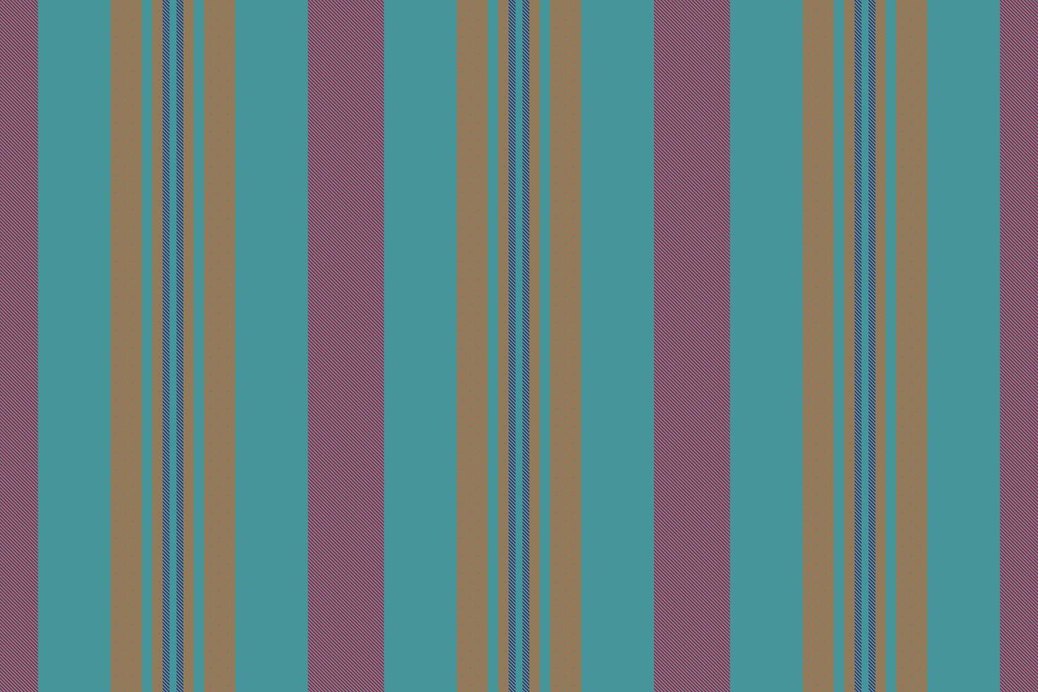 Fymmetry lines texture seamless, 20s stripe pattern background. Rcrapbooking fabric vertical textile in cyan and bright colors. vector