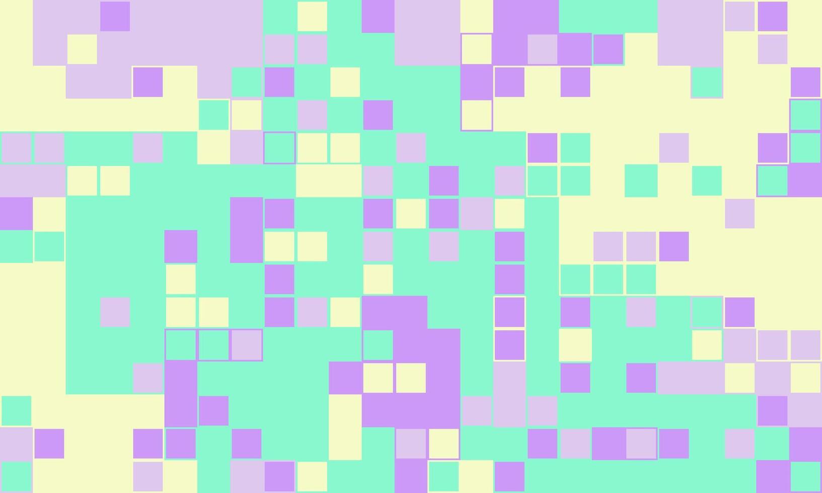 Abstract pastel square mosaic pattern. Perfect for backgrounds, websites, presentations, and social media. Soft, playful colors create a calming, modern aesthetic. vector