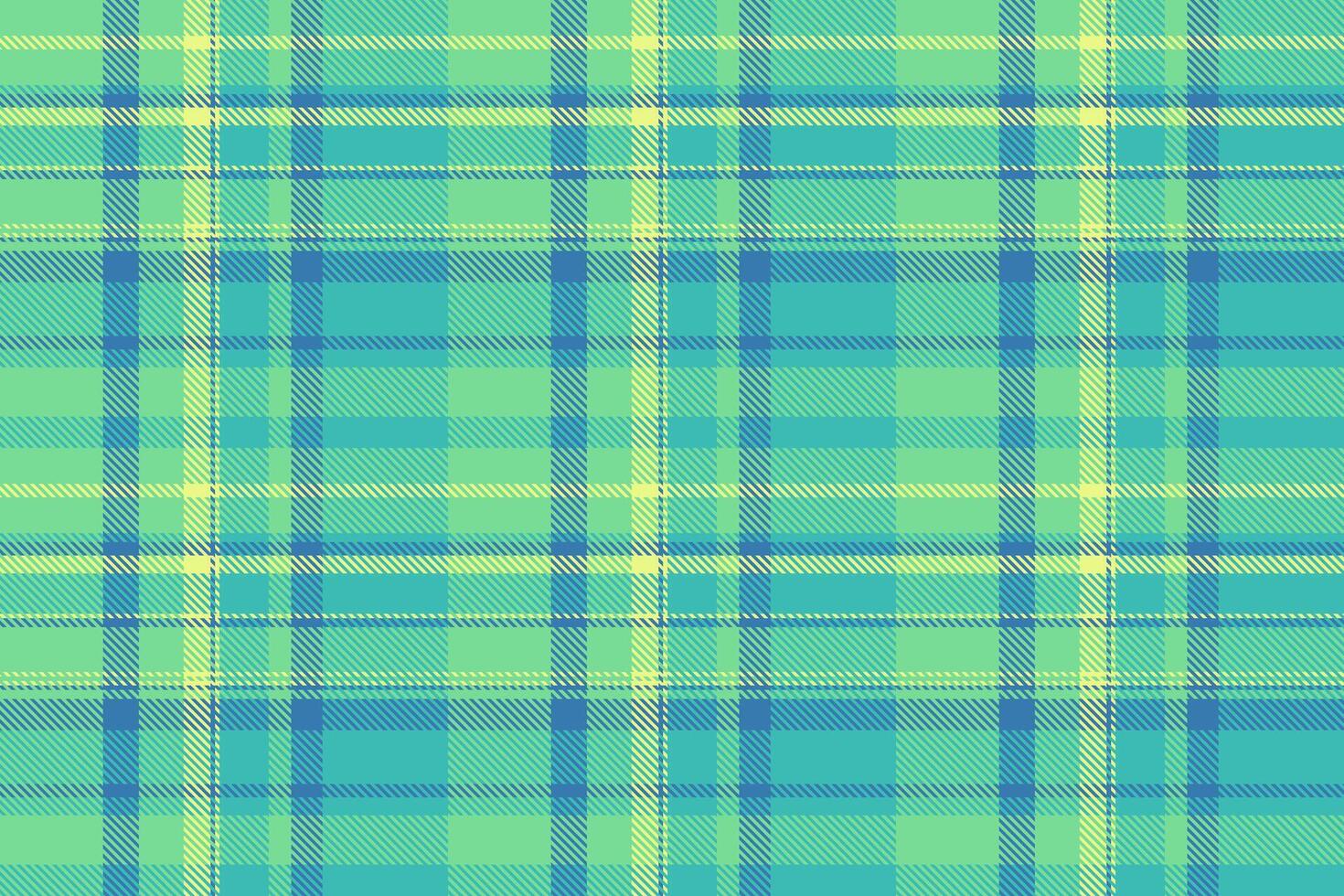 Product textile background pattern, turkish fabric plaid tartan. Contour check seamless texture in green and teal colors. vector