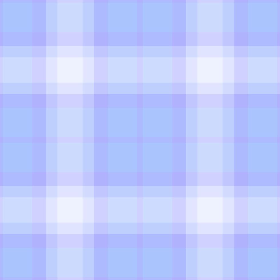 Herringbone fabric tartan textile, garment pattern texture . Jacket check background plaid seamless in light and blue colors. vector