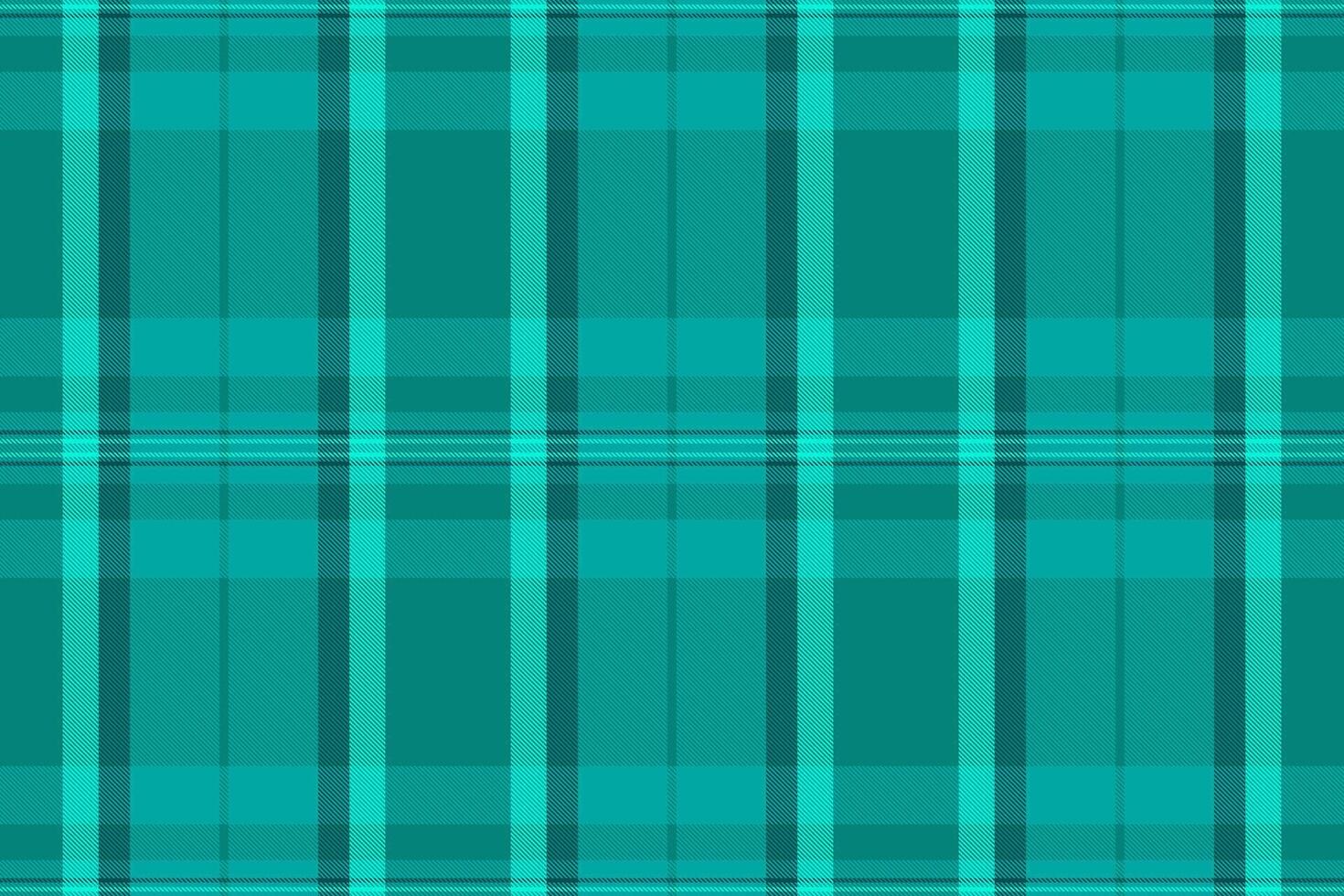 Seamless teal and dark teal plaid pattern. Perfect for textile design, website backgrounds, or any project needing a fresh, modern geometric texture. Evokes feelings of calm and sophistication. vector