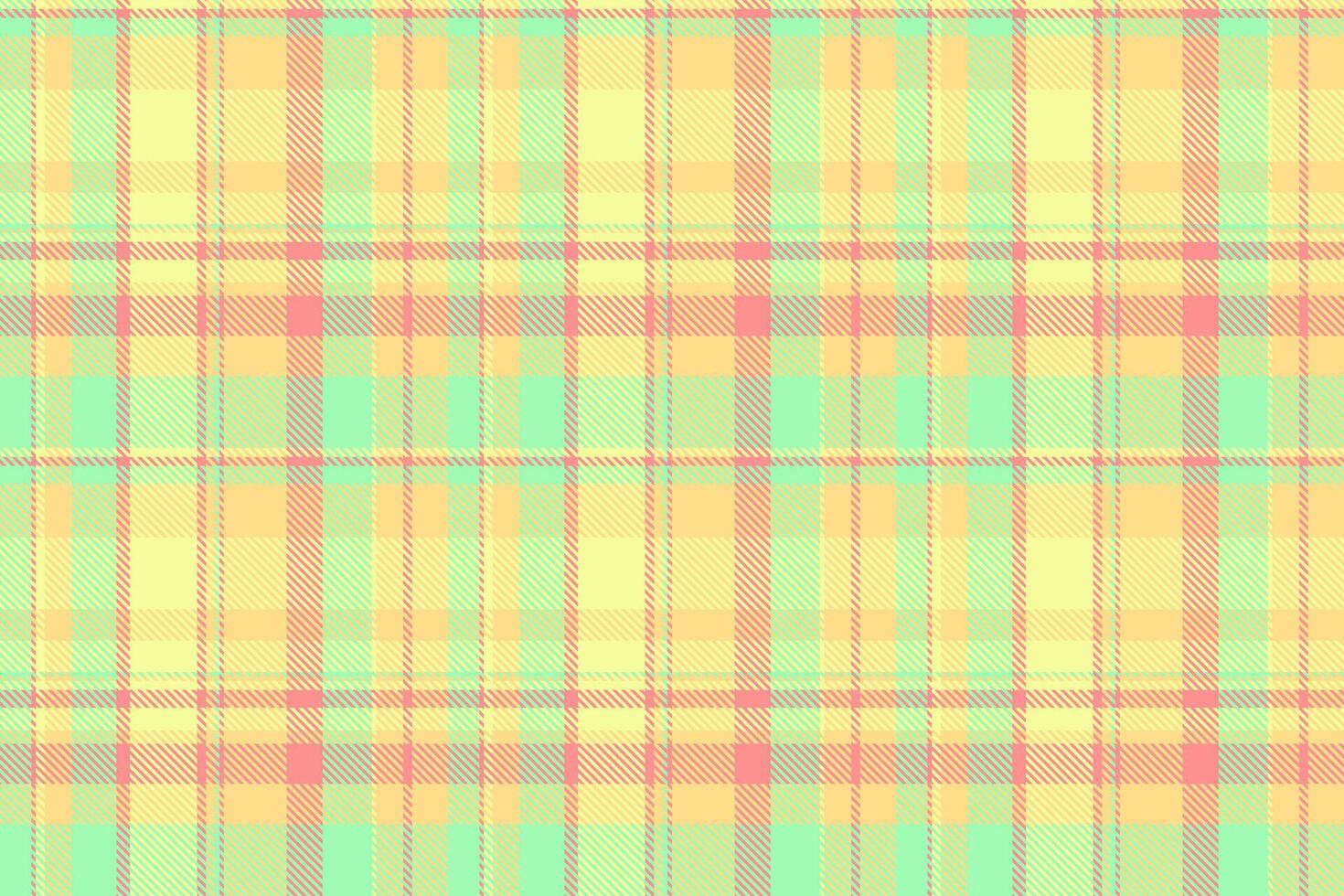 Duvet cover background plaid , tough check pattern seamless. Uk textile texture tartan fabric in amber and lime colors. vector