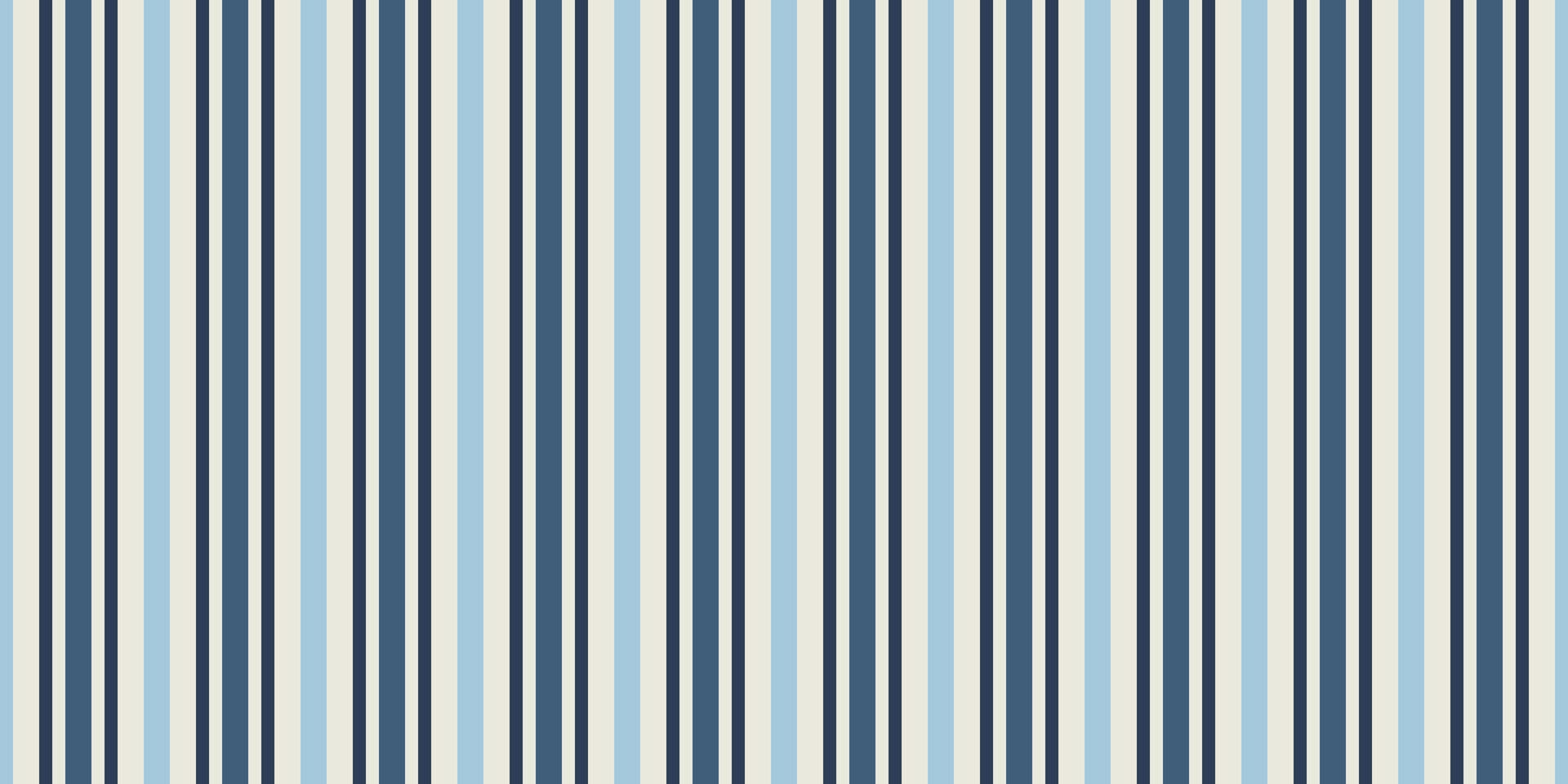 Elegant seamless pattern of vertical stripes in calming blue and beige tones. vector