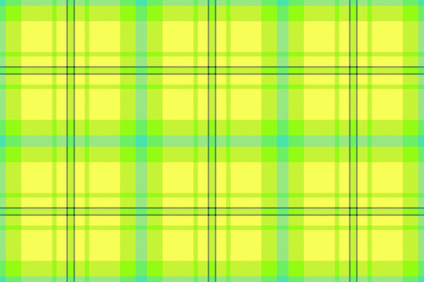 Vibrant yellow and lime green plaid pattern. Perfect for textile design, website backgrounds, or cheerful branding. This cheerful, geometric design evokes feelings of optimism and freshness. vector