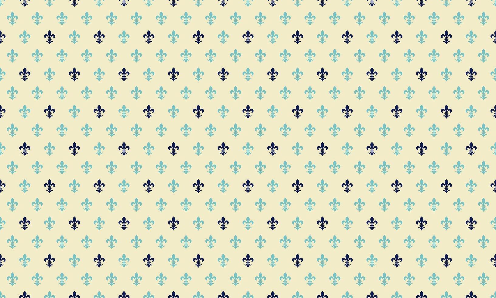 A pattern with fleur de lys on it vector