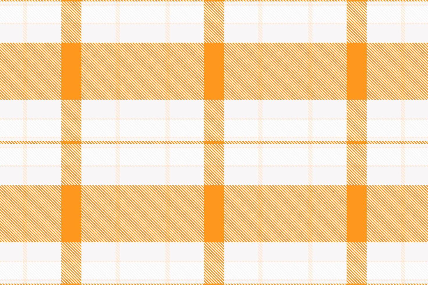 Vibrant orange and white plaid pattern. Perfect for textile design, website backgrounds, or crafting projects. This cheerful, timeless design evokes feelings of warmth and optimism. vector