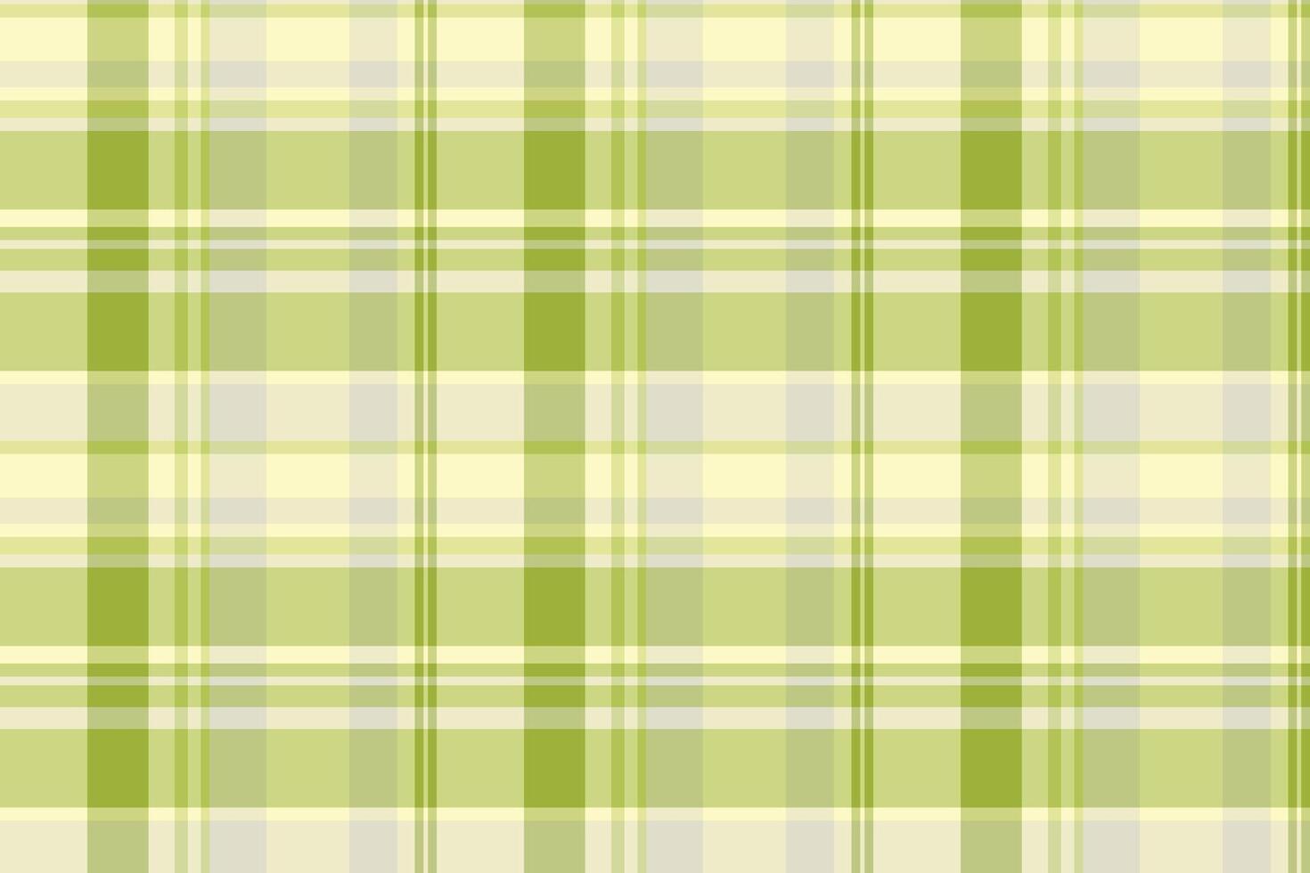 Production plaid seamless textile, silky tartan texture background. Improvement pattern check fabric in lime and light colors. vector