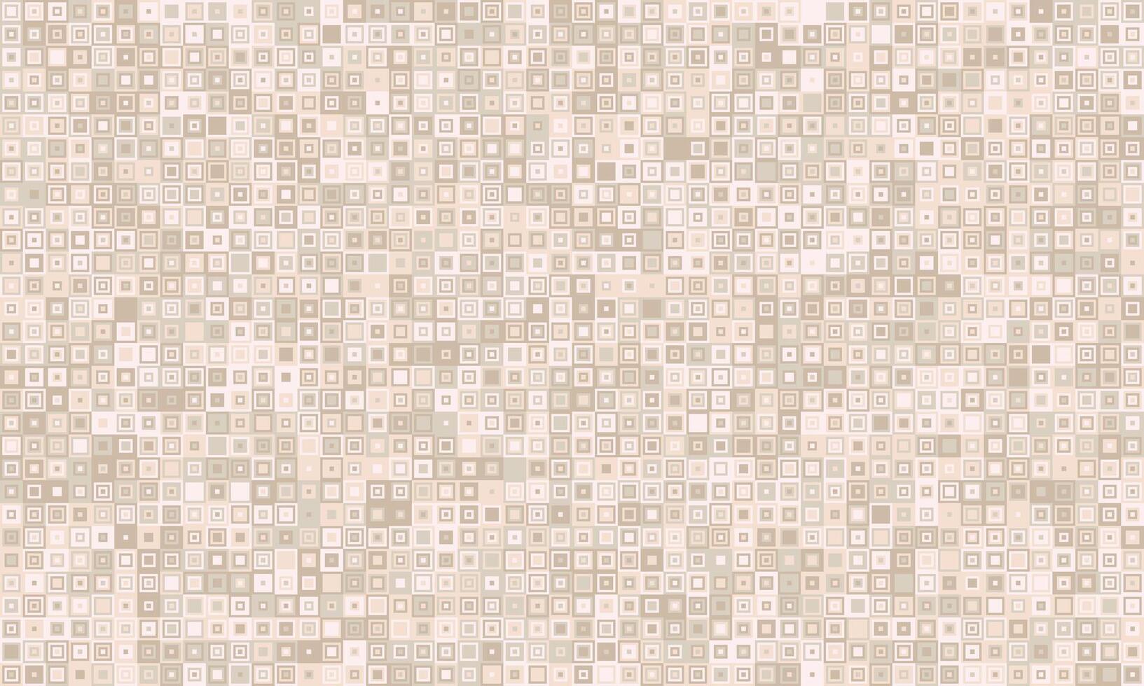 Abstract beige square mosaic pattern. Subtle texture ideal for website backgrounds, presentations, or minimalist designs. Evokes feelings of calm and sophistication. vector