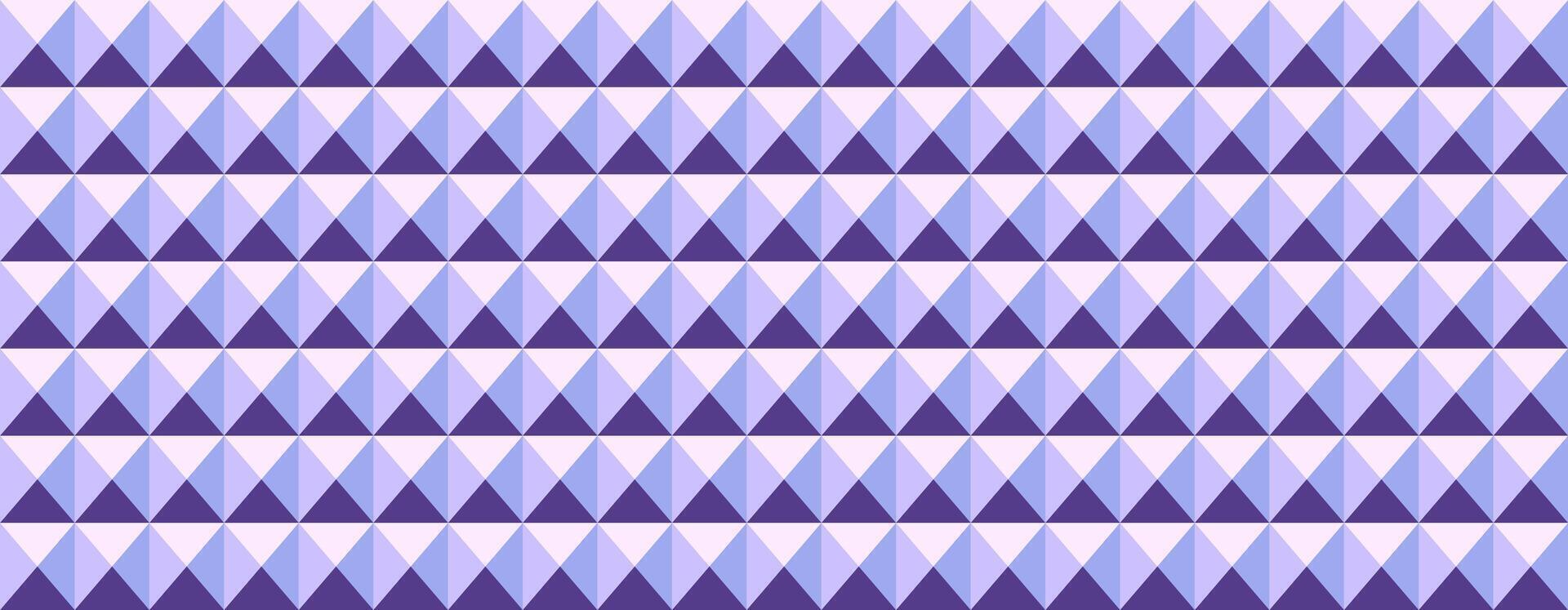 Abstract geometric seamless pattern. Subtle lavender and purple triangles create a sophisticated, textured design. Ideal for backgrounds, textiles, or modern branding. vector