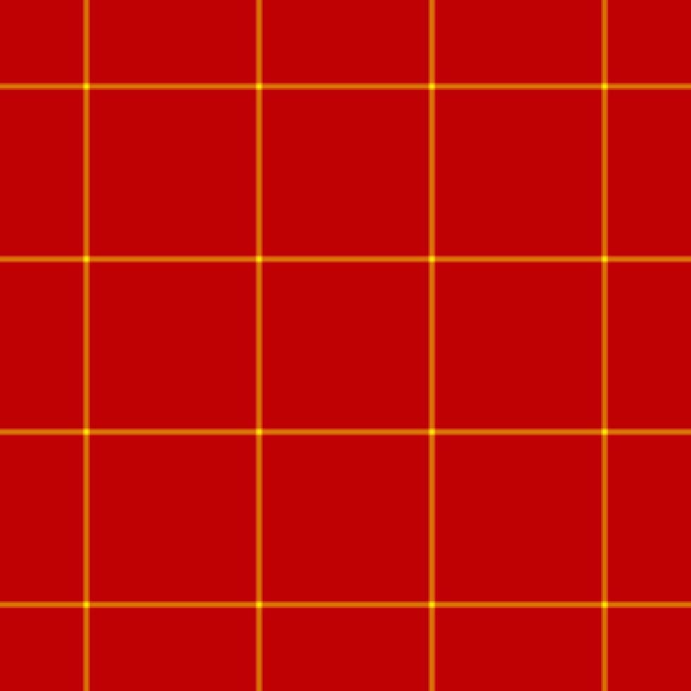 Room seamless fabric texture, unique tartan textile background. Neat plaid check pattern in orange and red colors. vector