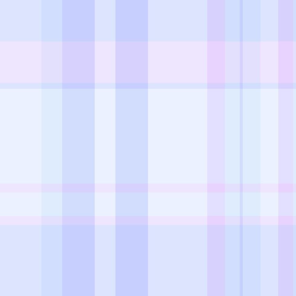 Deluxe textile texture fabric, proud seamless plaid tartan. Soft check background pattern in light and lilac colors. vector