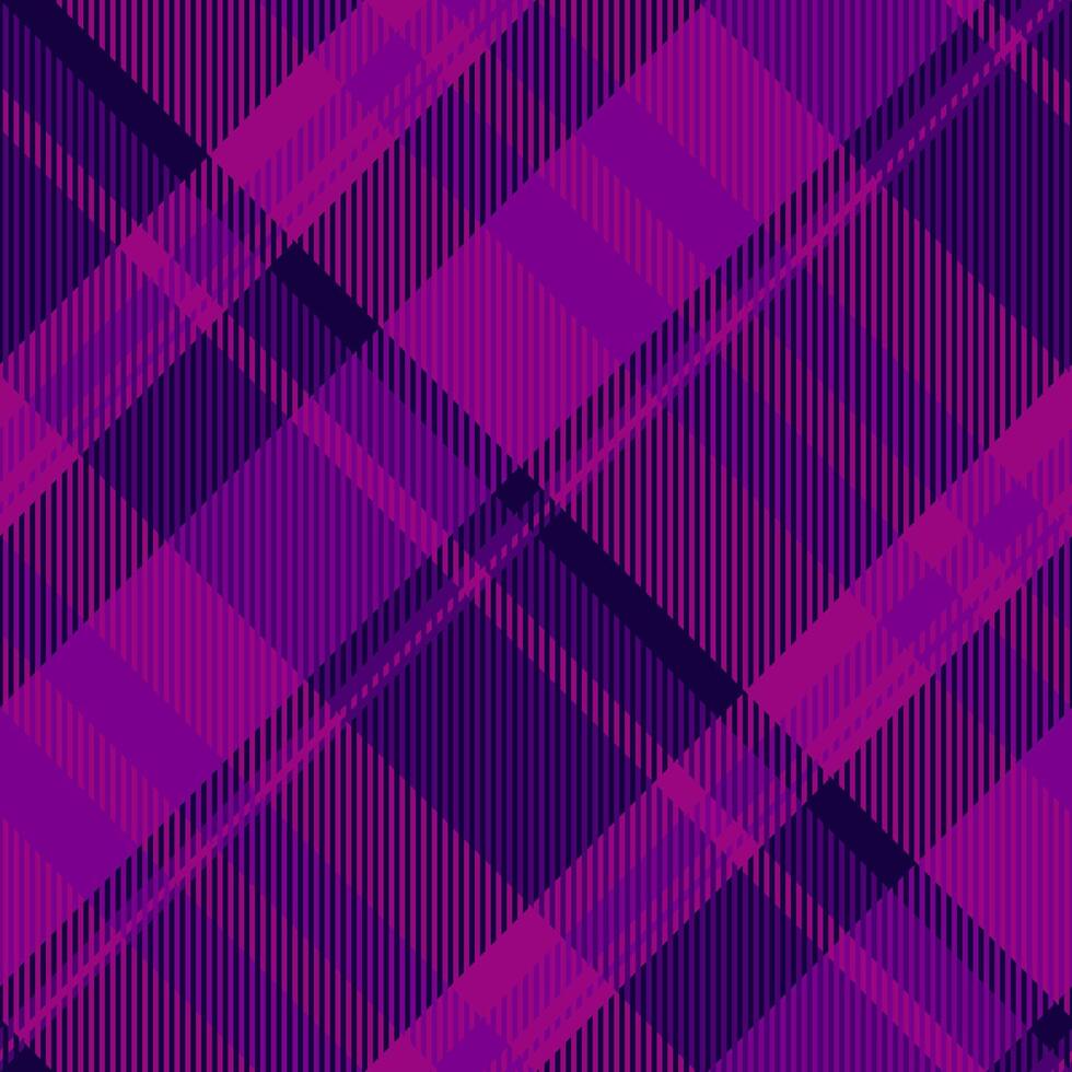 Diverse tartan texture background, delicate pattern seamless check. Newborn textile plaid fabric in purple and dark colors. vector