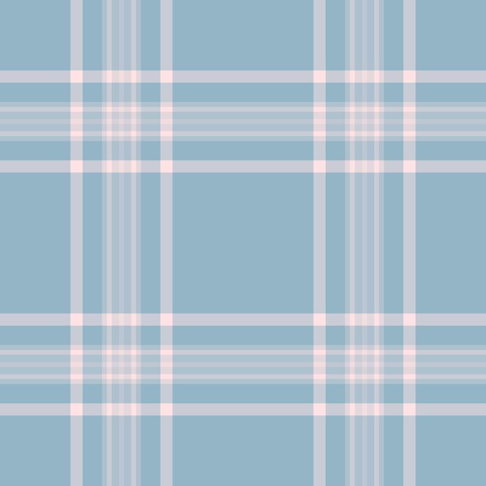 Nice tartan textile, ornate fabric plaid texture. Tweed seamless check background pattern in white and light colors. vector