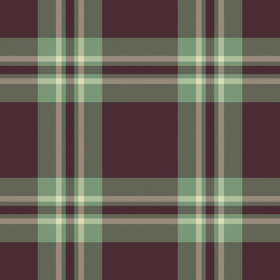 Neutral tartan plaid fabric, buffalo seamless pattern textile. Quiet background texture check in dark and pastel colors. vector