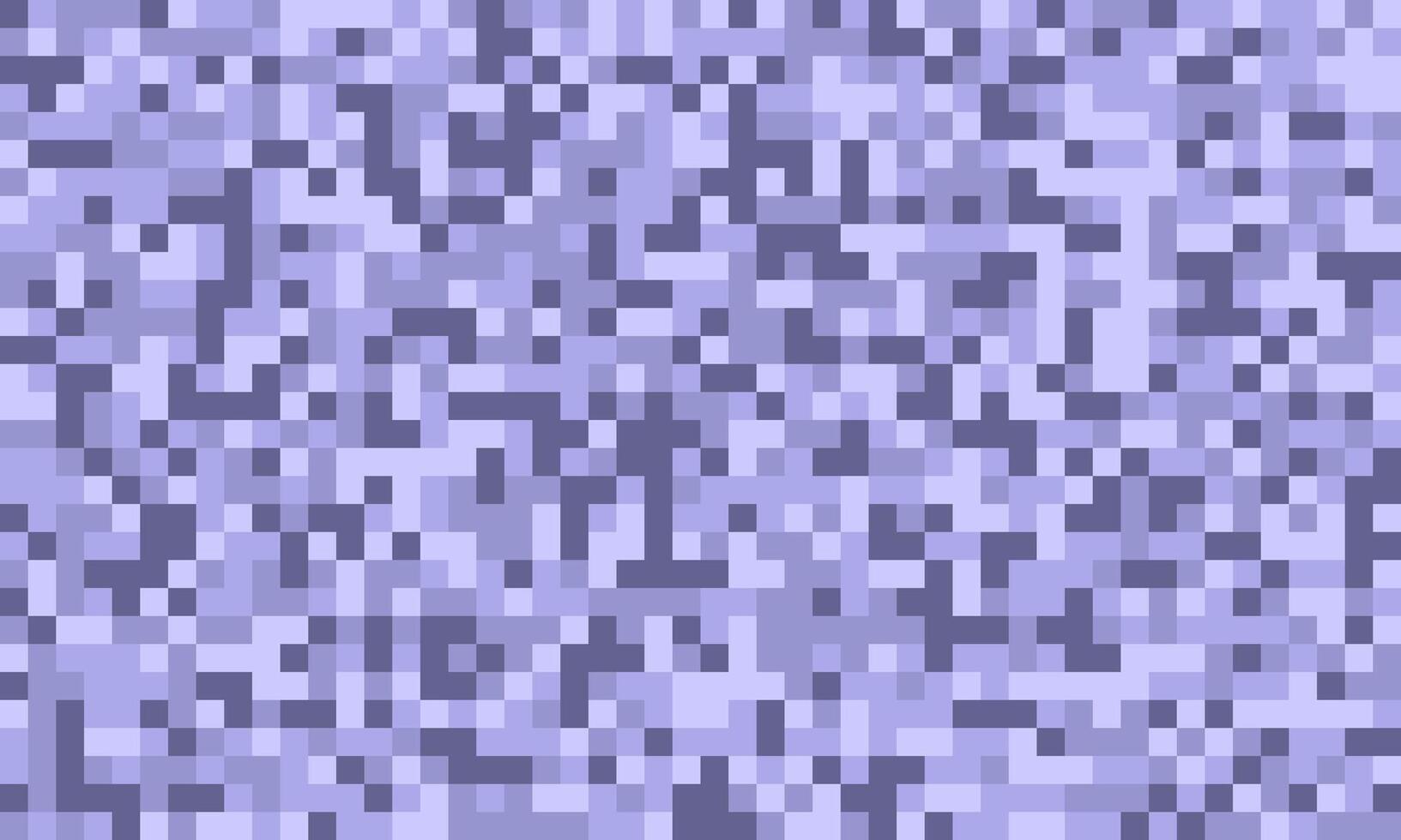 Abstract pixel art background. Subtle shades of purple create a calming, textured mosaic. Perfect for website banners, app design, or as a stylish digital texture. vector