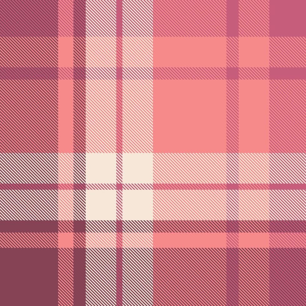 Soft pink and mauve plaid pattern. Elegant, subtle texture ideal for textile design, fashion, backgrounds, and website design. vector