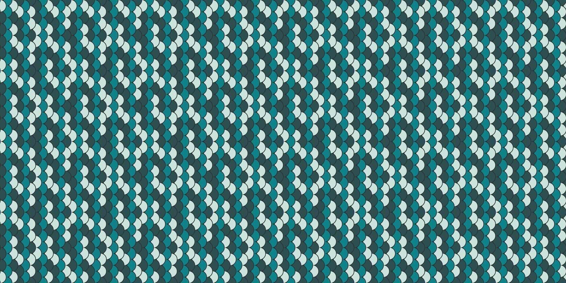 Abstract teal and white geometric pattern. Seamless repeat texture ideal for textile design, website backgrounds, or modern branding. vector