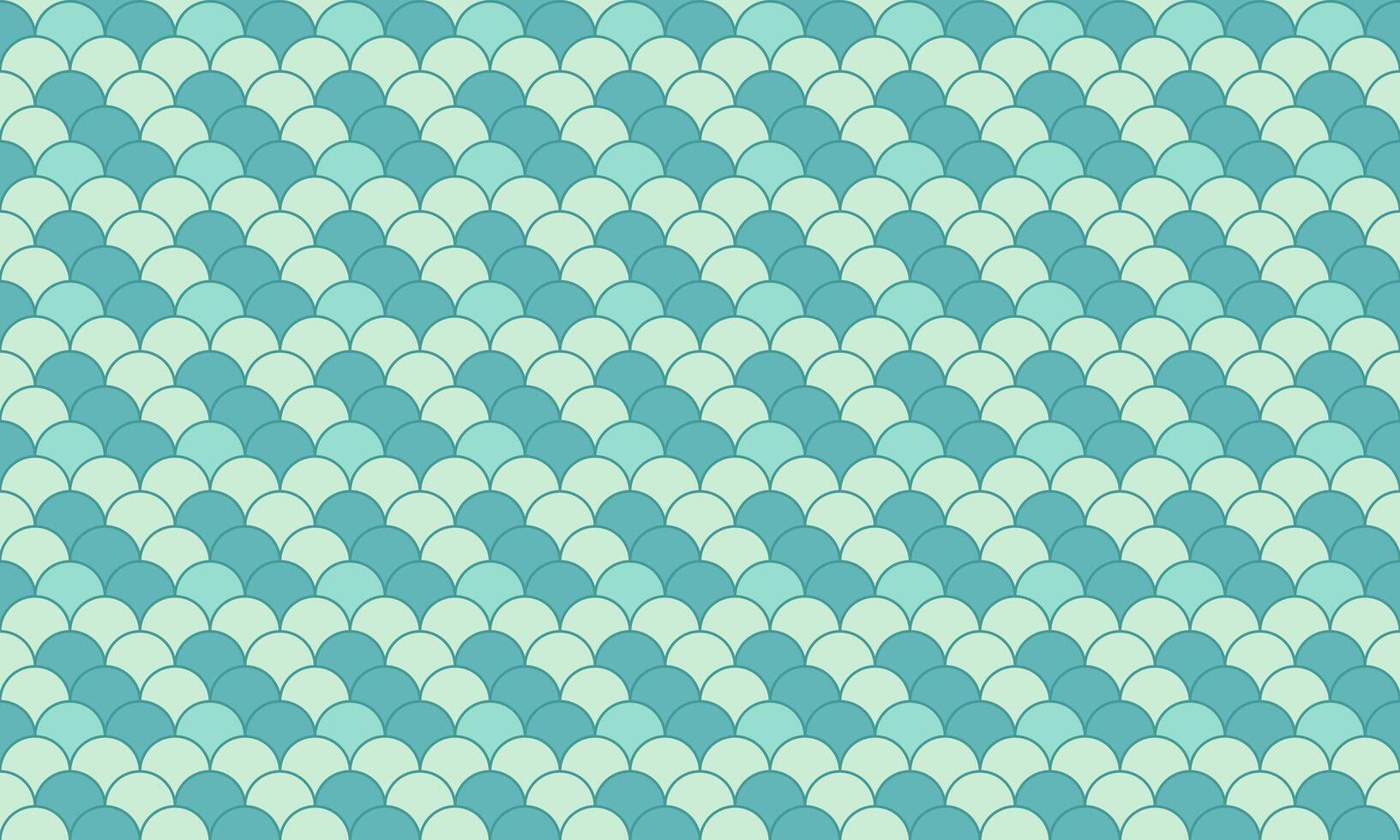 Serene teal and mint scale pattern. Perfect for backgrounds, textures, or website design. Evokes calmness, nature, and subtle elegance. Ideal for spa, wellness, or summerthemed projects. vector