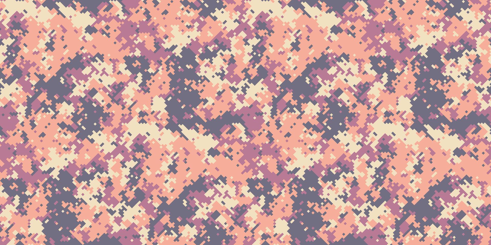 Abstract pastel camouflage pattern. Versatile digital design featuring muted peach, purple, and beige tones. Perfect for fashion, textile, or website backgrounds. vector