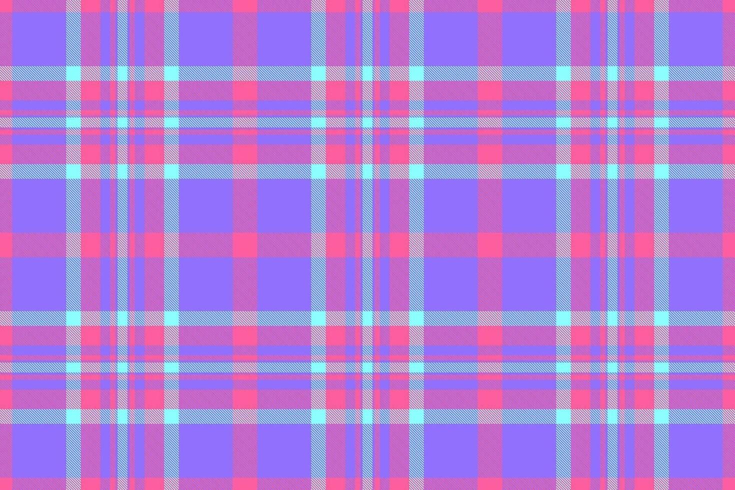Pastel plaid pattern in pink, purple, and light blue. Perfect for textile design, scrapbooking, website backgrounds, or any project needing a cheerful, feminine touch. vector
