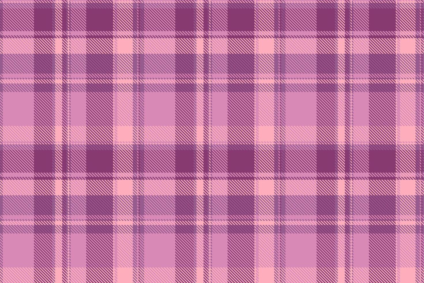 Deco textile tartan background, variety pattern seamless check. Repetition plaid fabric texture in pink and red colors. vector