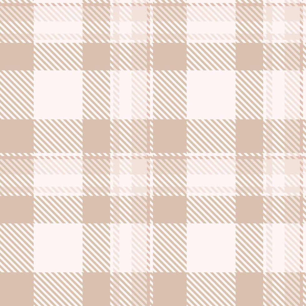 Calm textile fabric seamless, show pattern texture check. Calm plaid tartan background in light and snow colors. vector