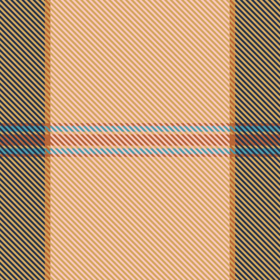Tiny pattern texture , contemporary plaid fabric textile. Crease tartan check background seamless in amber and light colors. vector