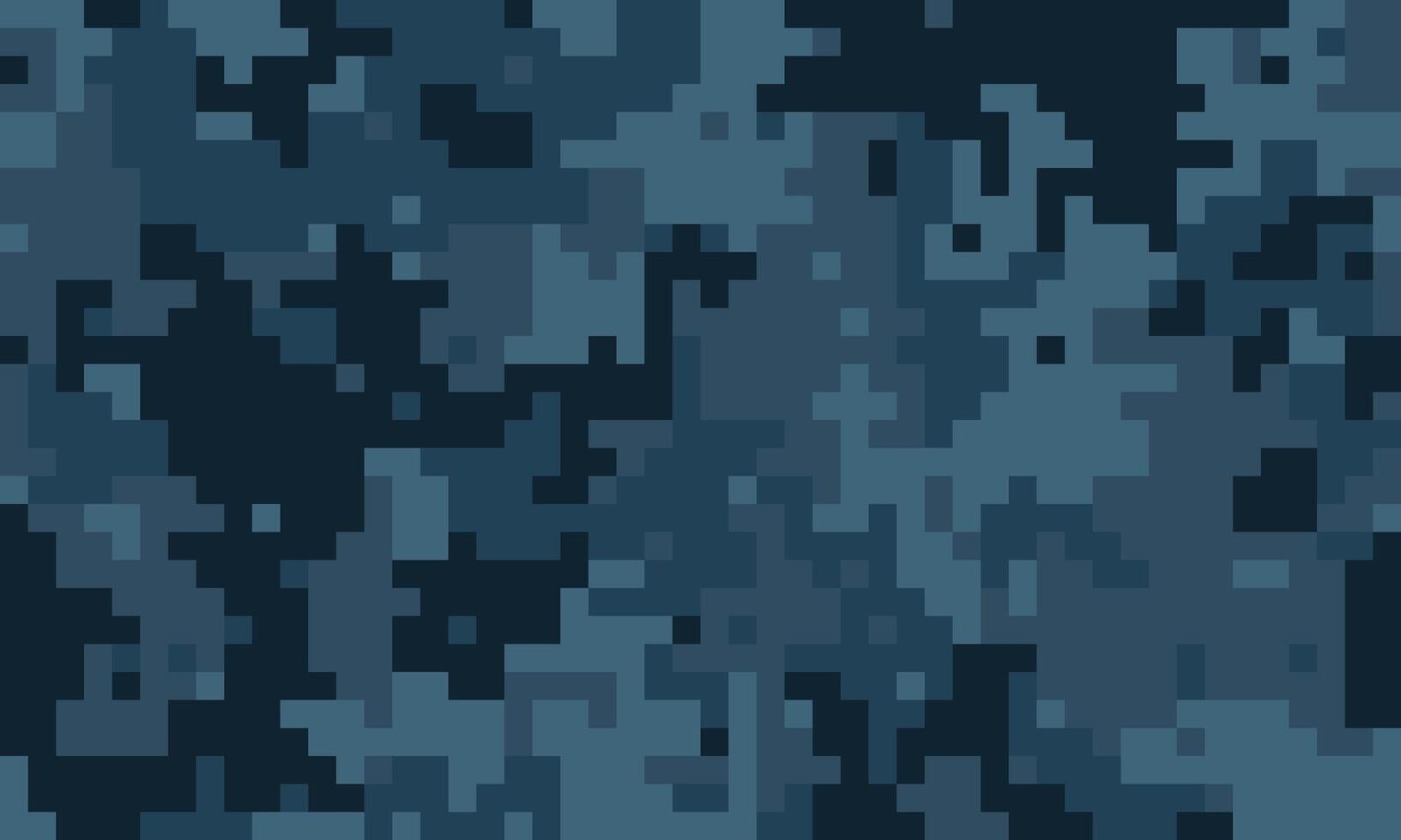 Abstract digital camouflage pattern in shades of blue. Perfect for backgrounds, textiles, or modern design projects needing a subtle yet striking texture. vector