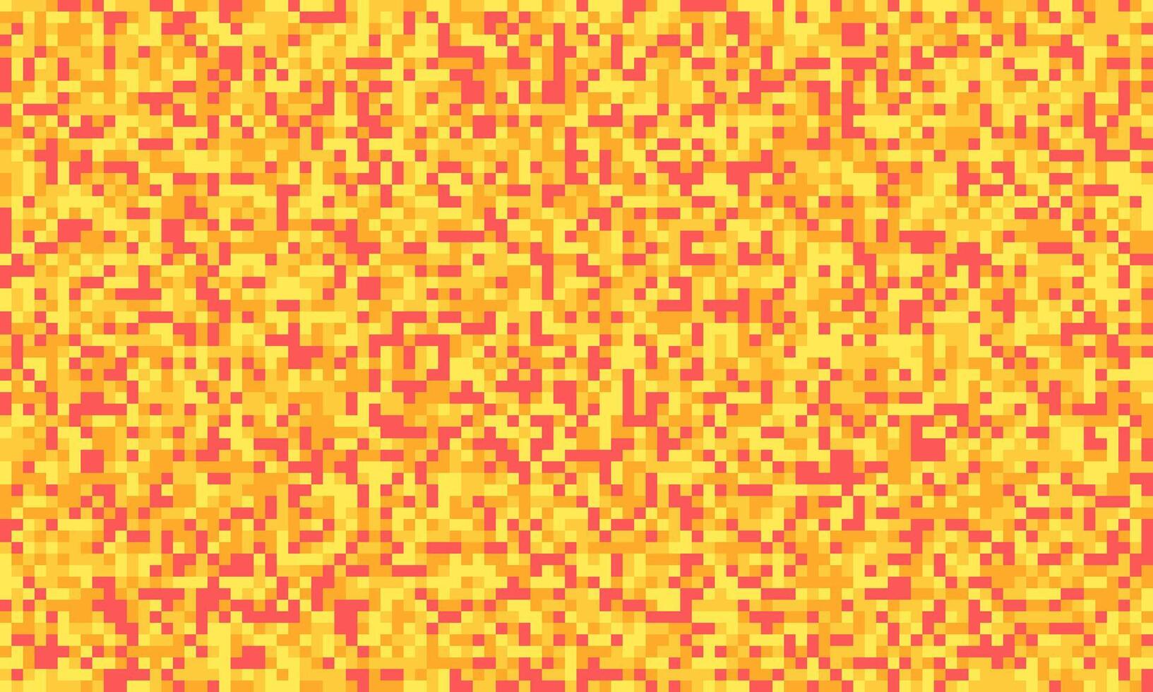 Vibrant pixelated texture in warm hues of yellow and orange. Perfect for backgrounds, website design, or creating a dynamic, energetic aesthetic. Represents energy, warmth, and digital innovation. vector